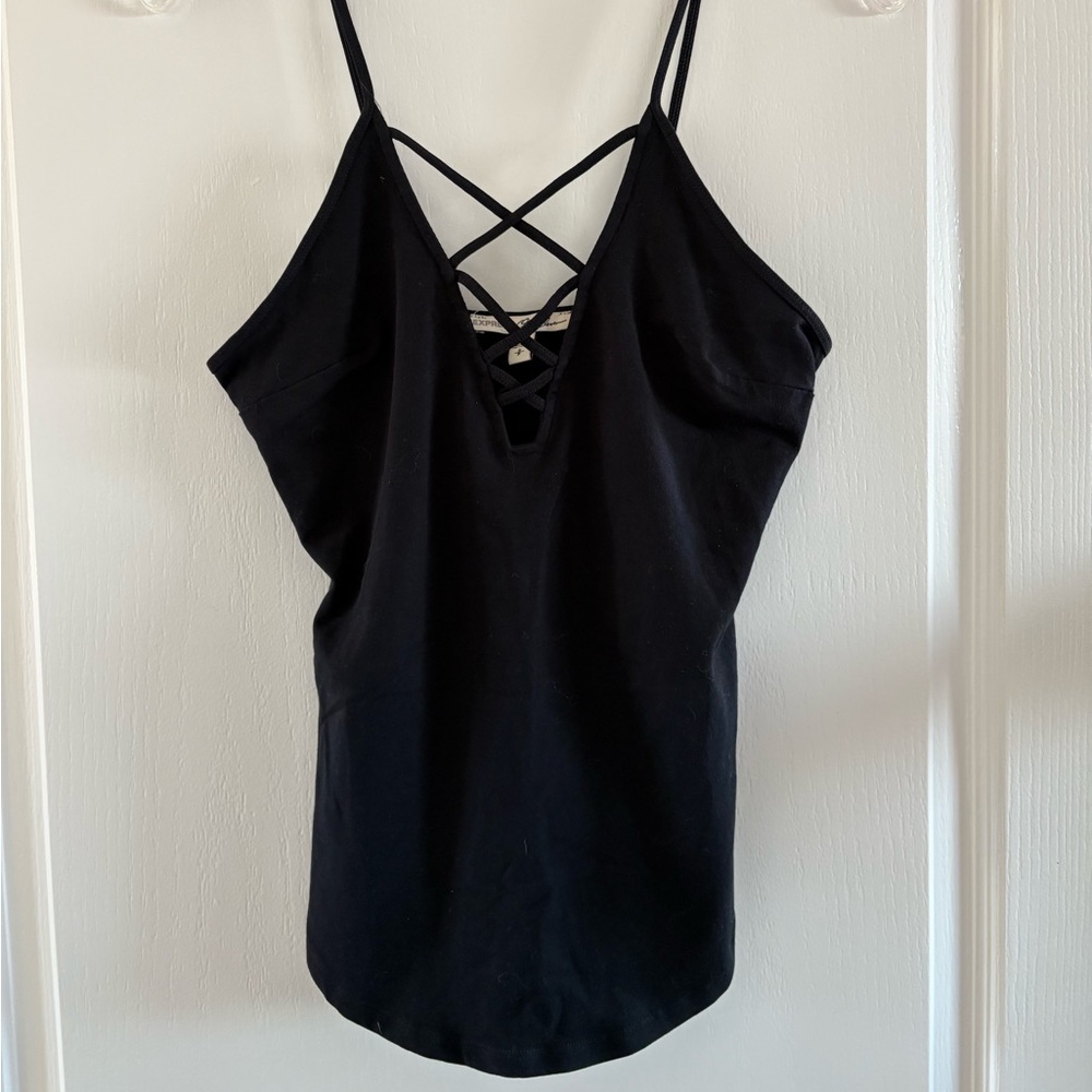 Express Black Strappy Camisole